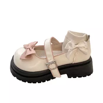 Туфли Мэри Джейн женские Lianghuo, бежевый