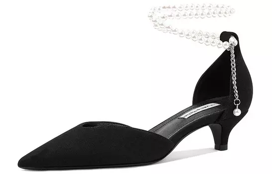 Туфли Мэри Джейн женские Lily Wei, черный