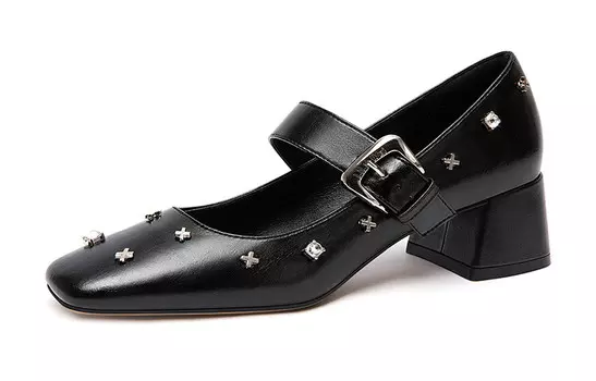 Туфли Мэри Джейн женские Lily Wei, серебряный