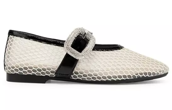 Туфли Мэри Джейн женские Mio, бежевый/черный