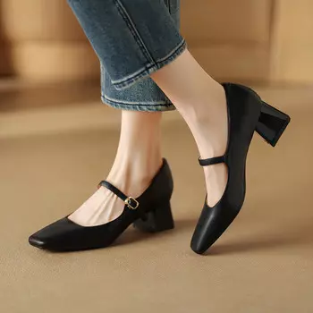 Туфли Мэри Джейн женские Mo Lin, черный