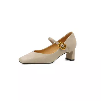 Туфли Мэри Джейн женские Mo Lin, цвет Apricot