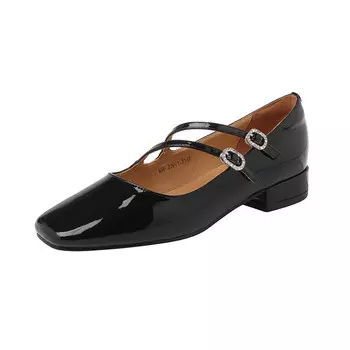 Туфли Мэри Джейн женские Mo Lin, серебряный