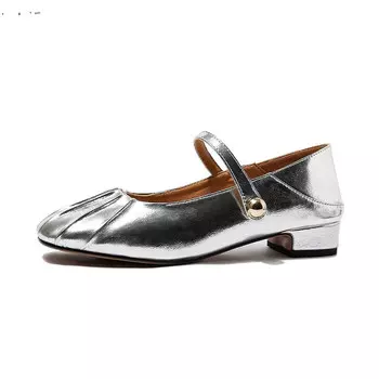 Туфли Мэри Джейн женские Mukaluo, золотой