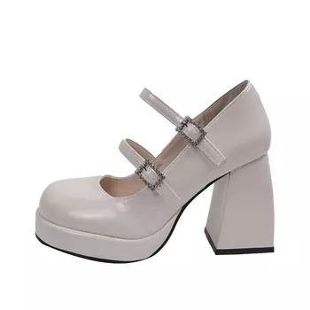 Туфли Мэри Джейн женские Mxgm, белый