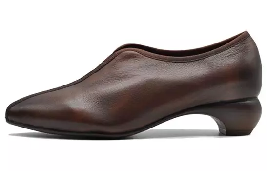 Туфли Мэри Джейн женские низкие Artmu, цвет Coffee