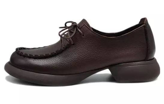 Туфли Мэри Джейн женские низкие Artmu, коричневый
