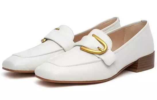 Туфли Мэри Джейн женские низкие Clarks, белый