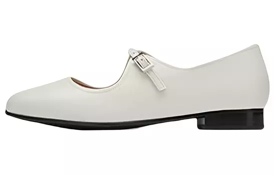 Туфли Мэри Джейн женские низкие Clarks, белый