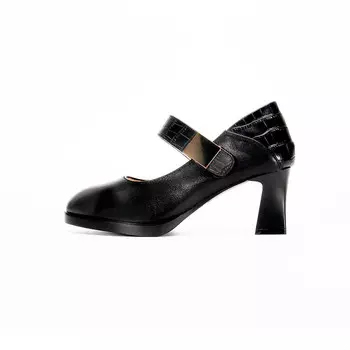 Туфли Мэри Джейн женские низкие Lesele, бежевый