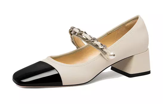 Туфли Мэри Джейн женские низкие Lily Wei, черный