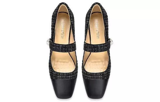 Туфли Мэри Джейн женские низкие Lily Wei, черный