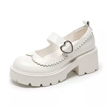 Туфли Мэри Джейн женские низкие Obertine, белый