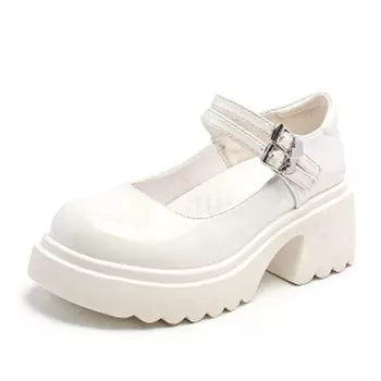 Туфли Мэри Джейн женские низкие Obertine, белый