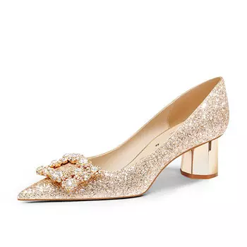 Туфли Мэри Джейн женские низкие Pjjuu, золотой