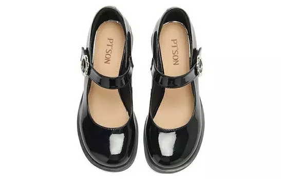 Туфли Мэри Джейн женские низкие Pt'Son, черный