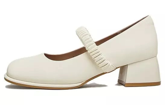 Туфли Мэри Джейн женские низкие Tata, цвет Apricot