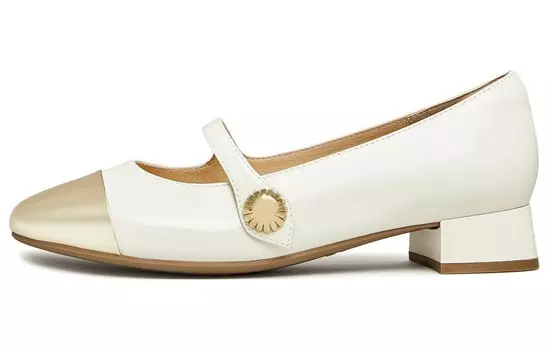 Туфли Мэри Джейн женские низкие Teenmix, серебряный