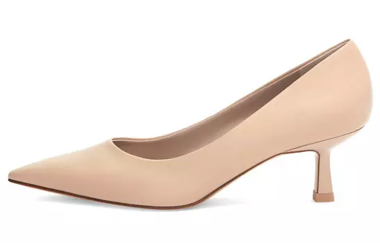 Туфли Мэри Джейн женские низкие телесные Charles&Keith