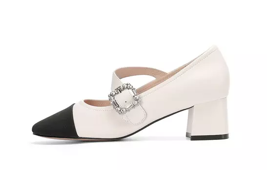 Туфли Мэри Джейн женские низкие Vedullar, цвет Apricot