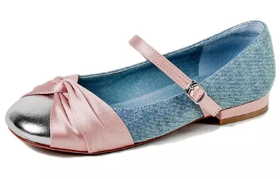 Туфли Мэри Джейн женские низкие Wonderful Couple, цвет Denim Blue