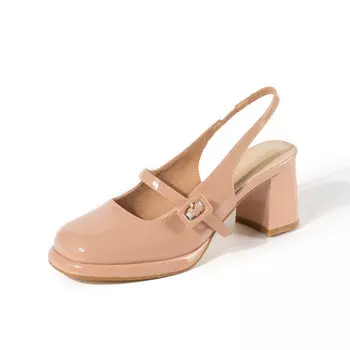 Туфли Мэри Джейн женские низкие Wonderful Couple, черный