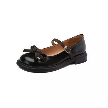 Туфли Мэри Джейн женские низкие Zi Xiao, черный