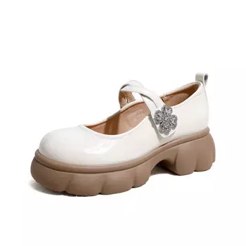 Туфли Мэри Джейн женские Ouumeis, черный