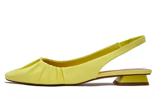 Туфли Мэри Джейн женские пастельно-желтые Pedro