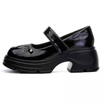 Туфли Мэри Джейн женские Pooq, черный