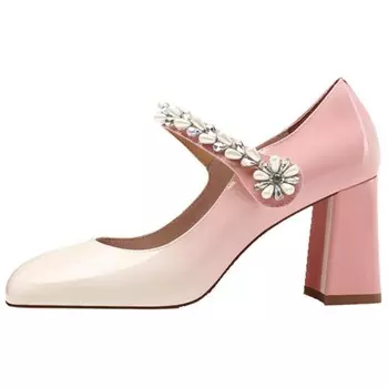 Туфли Мэри Джейн женские Princess & Isabel, цвет Pink gradient