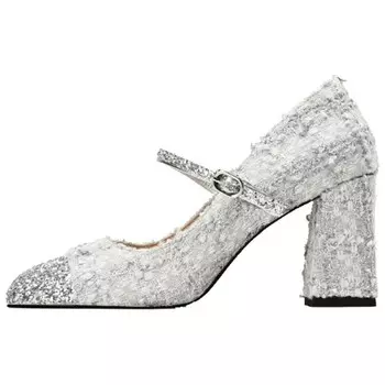 Туфли Мэри Джейн женские Princess & Isabel, цвет Silver Gray