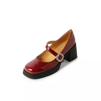 Туфли Мэри Джейн женские Pwpj, серебряный