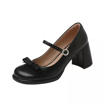 Туфли Мэри Джейн женские Quicheshoes, черный