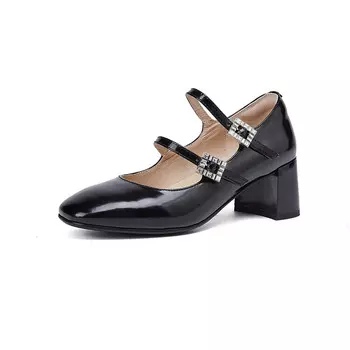 Туфли Мэри Джейн женские Quicheshoes, коричневый