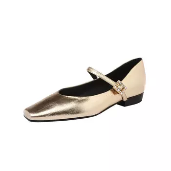 Туфли Мэри Джейн женские Quicheshoes, серебряный