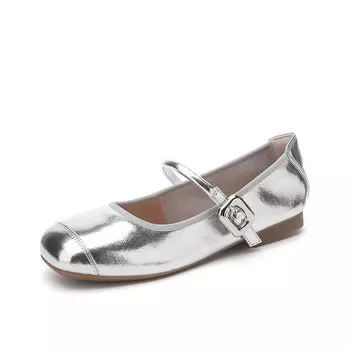 Туфли Мэри Джейн женские Quicheshoes, серебряный