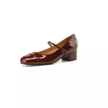 Туфли Мэри Джейн женские Raphael Sona, цвет Burgundy