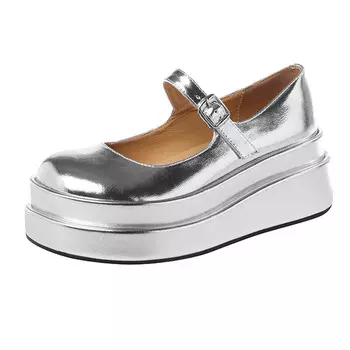 Туфли Мэри Джейн женские Ruby L, серебряный