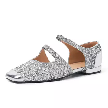 Туфли Мэри Джейн женские Schilling, серебряный