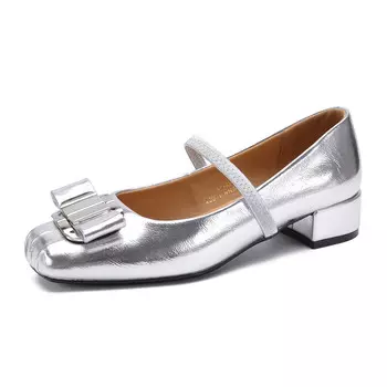 Туфли Мэри Джейн женские серебряный Safiya, серебряный