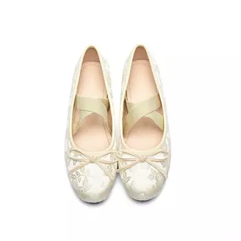 Туфли Мэри Джейн женские Shoe Lady, бежевый