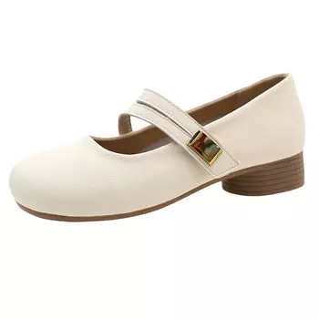 Туфли Мэри Джейн женские Shuxi, цвет Wheat