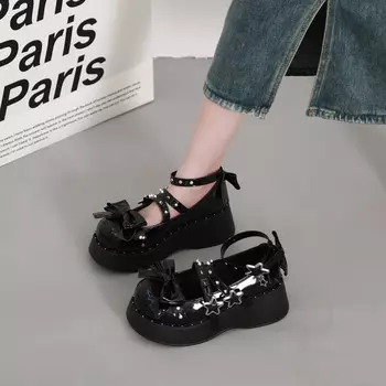 Туфли Мэри Джейн женские Shuxi Shuxi, черный