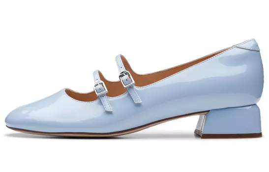 Туфли Мэри Джейн женские синие Clarks