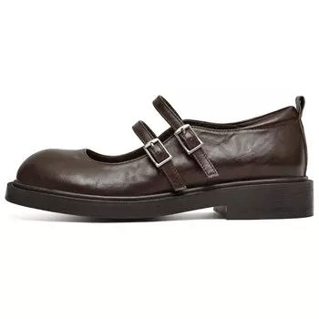 Туфли Мэри Джейн женские Teenmix, цвет Coffee