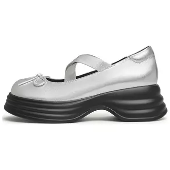 Туфли Мэри Джейн женские Teenmix, серебряный