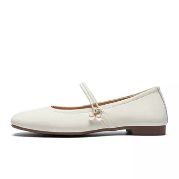 Туфли Мэри Джейн женские Zhr, бежевый