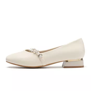 Туфли Мэри Джейн женские Zhr, цвет Apricot