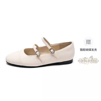 Туфли Мэри Джейн женские Zhr, цвет Black [Elegant Black]